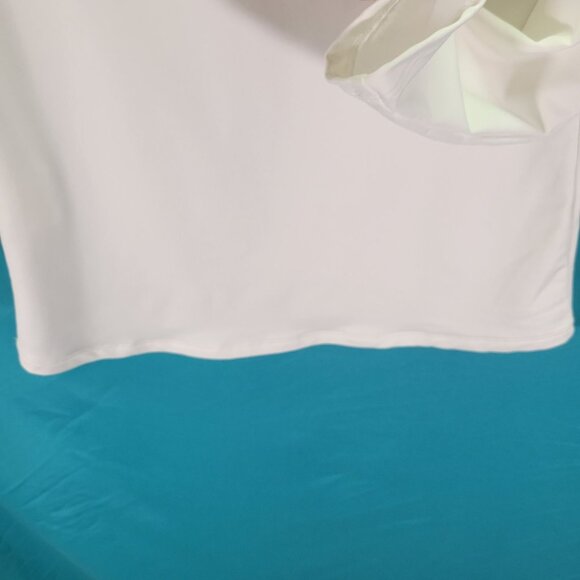 Under Armour Youth L White Long-Sleeve ColdGear Fitted Shirt - Picture 10 of 10